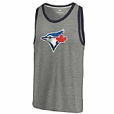 Toronto Blue Jays Distressed Team Tank Top - Ash,baseball caps,new era cap wholesale,wholesale hats